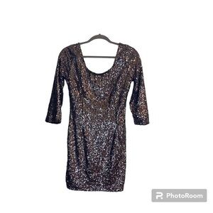 NWT Janet Paris Sequin Dress Size M